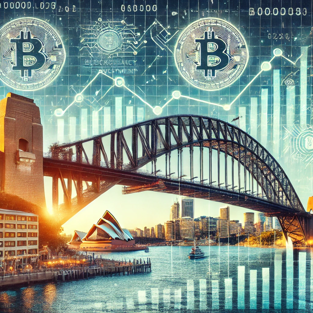 A diverse group of Australian investors using Monfesbit App on various devices, highlighting its versatility and accessibility